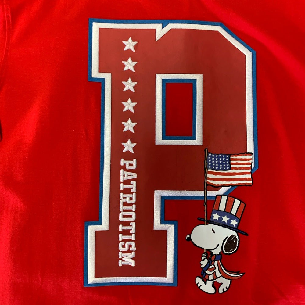 Peanuts Red logo patriot T-Shirt