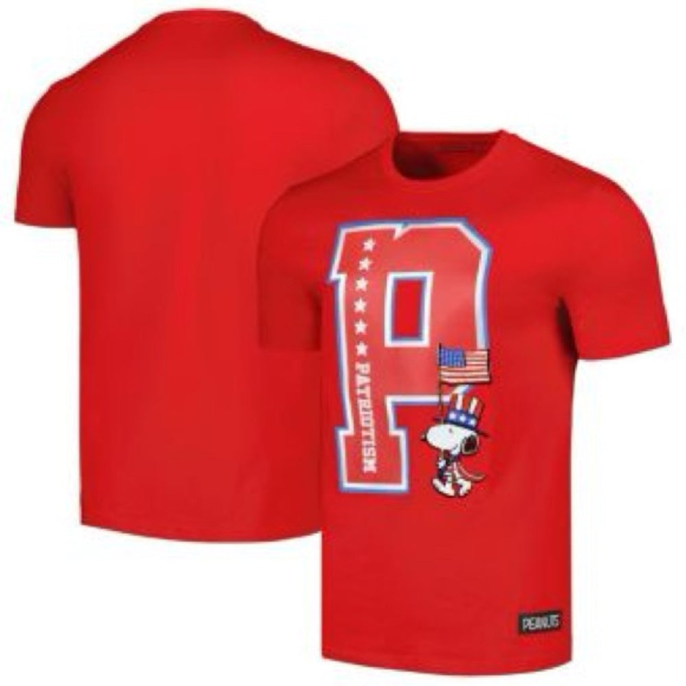 Peanuts Red logo patriot T-Shirt