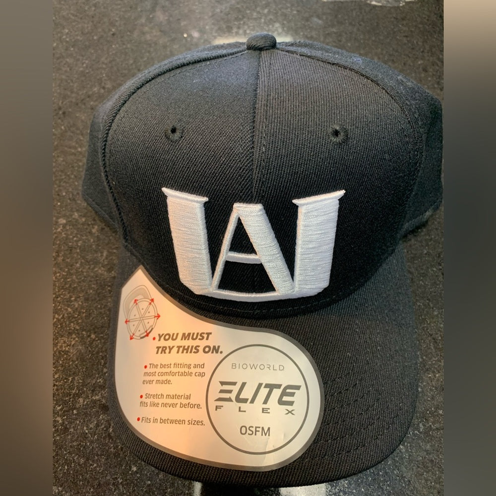 MY HERO ACADEMIA PLUS EXTRA BIOWORLD MENS SNAPBACK HAT BLACK WHITE NEW osfa