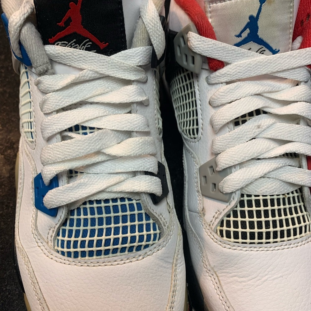 NIKE AIR JORDAN 4 RETRO OG SE WHAT THE CI1184 146 SZ 7Y AUTHENTIC VINTAGE RARE