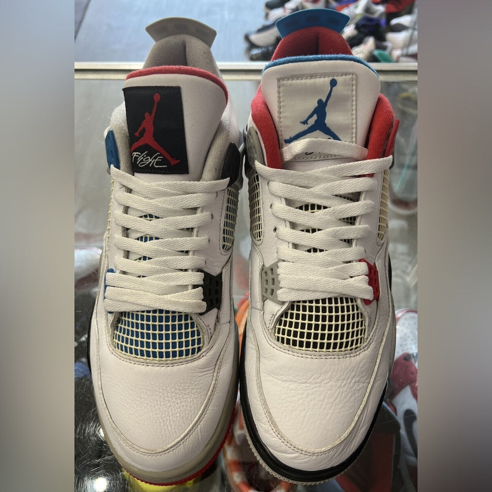 NIKE AIR JORDAN 4 RETRO OG SE WHAT THE CI1184 146 SZ 7Y AUTHENTIC VINTAGE RARE