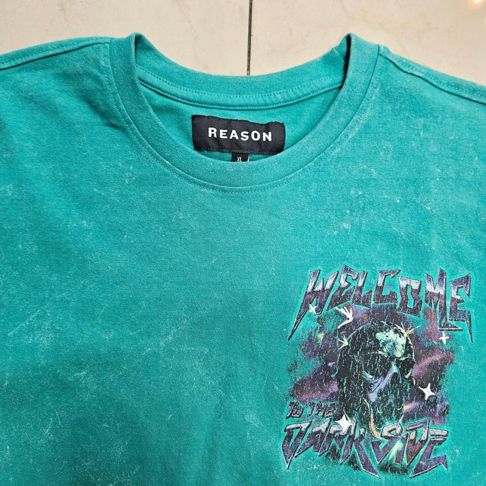 Reason Men's Ill Intentions Wash Tee - Teal sz various
