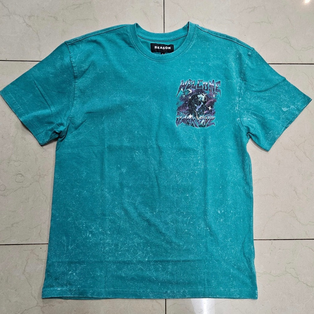 Reason Men's Ill Intentions Wash Tee - Teal sz various