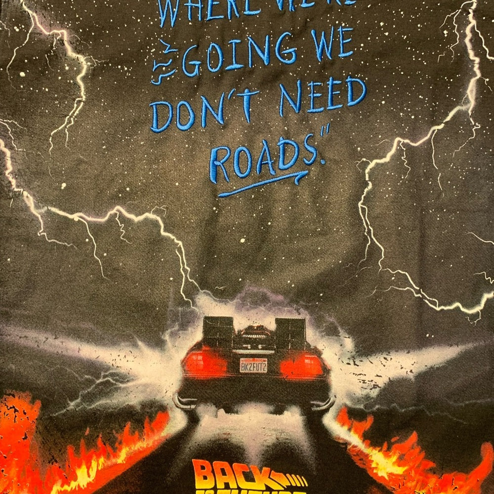 Reason Men's Back To The Future Roads Tee - Black Sz various