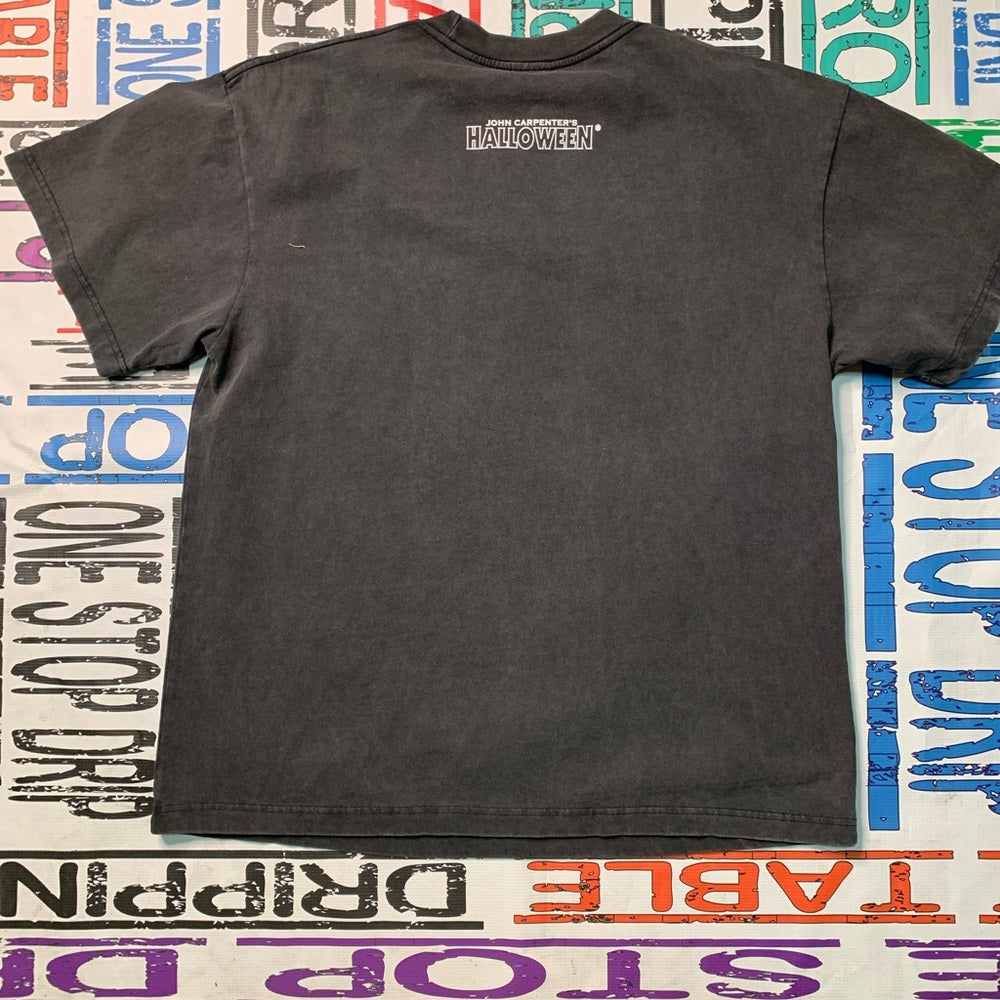 Black Graphic T-Shirt mask Sz large