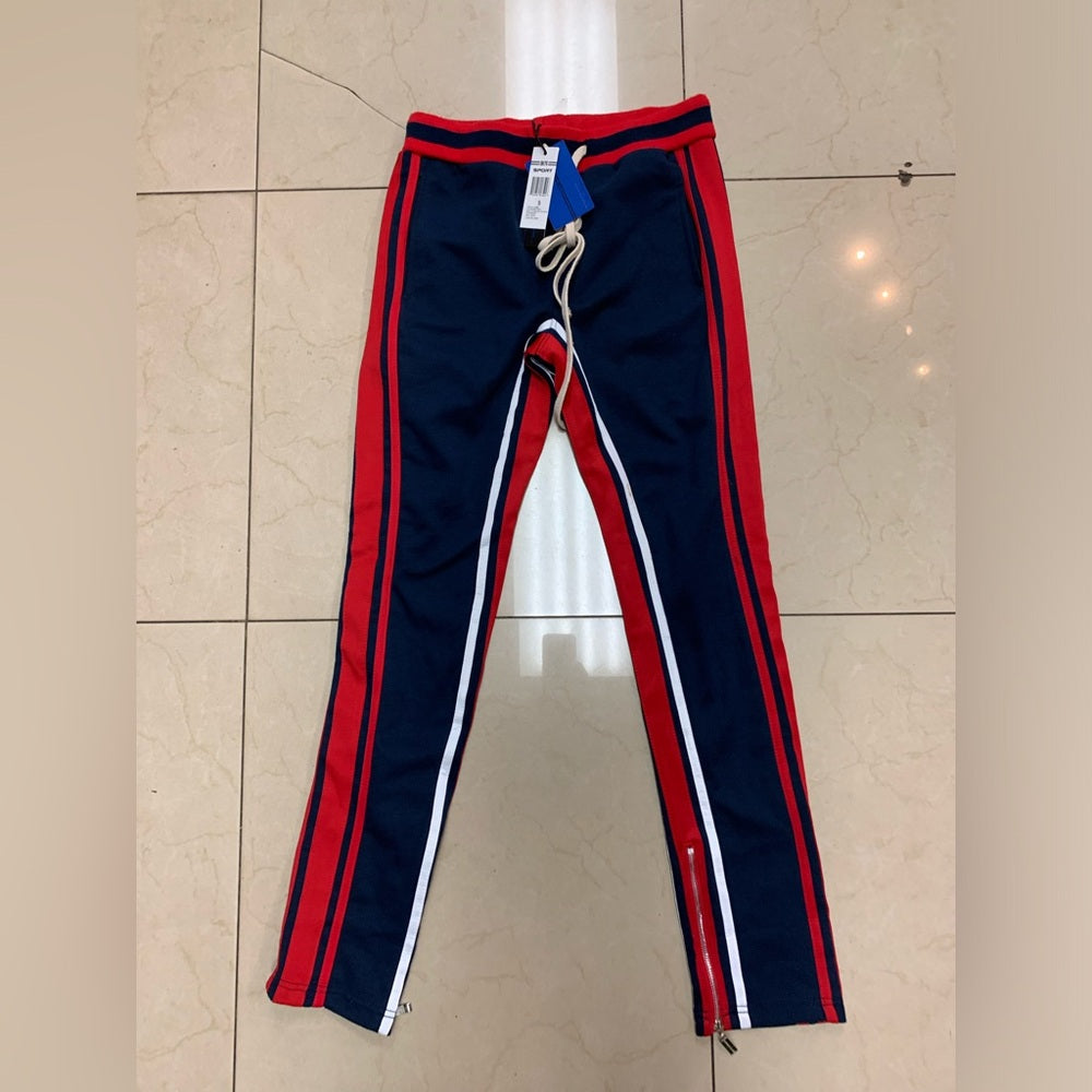 Fear of god  Red and Blue Track Pants Sz small