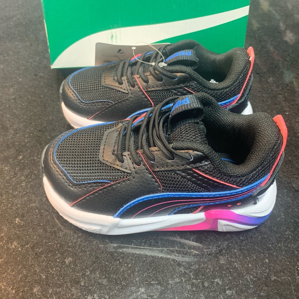 Sz 5c PUMA RS-Pulsoid Cosmic  (Little Kid) Puma Black/Ravish 2 Little Kid