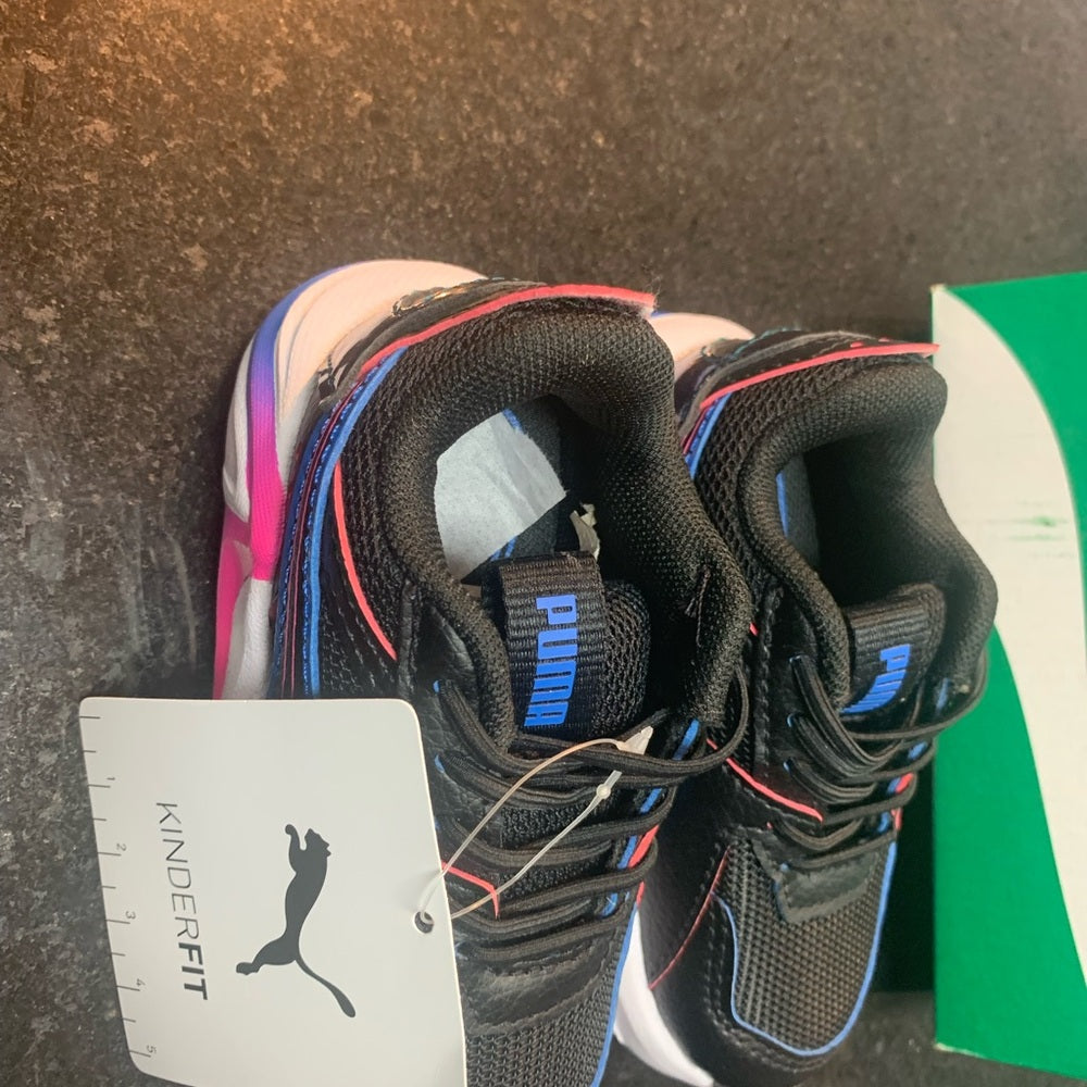 Sz 5c PUMA RS-Pulsoid Cosmic  (Little Kid) Puma Black/Ravish 2 Little Kid