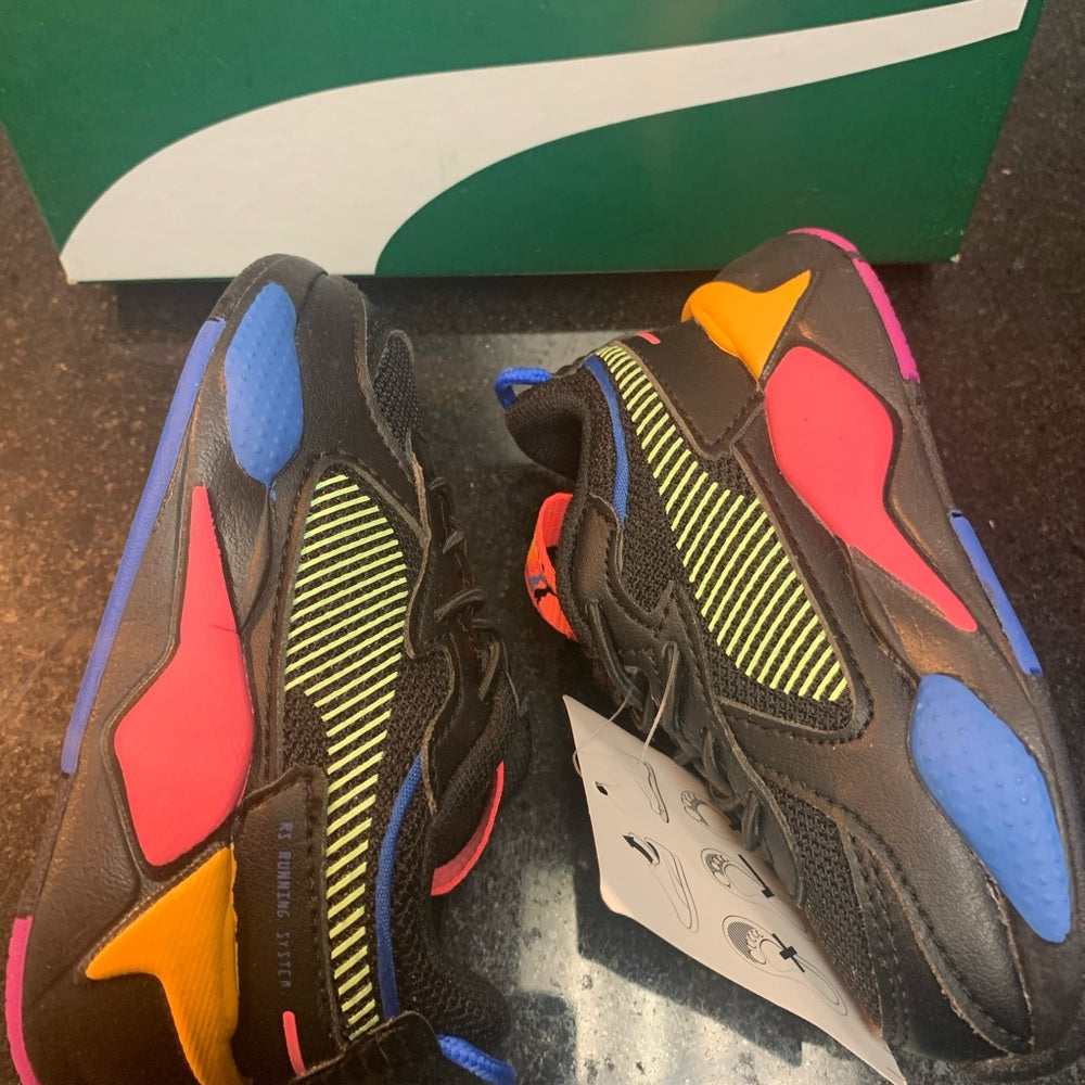 Sz 4c PUMA Leather Upper Lace Up Unisex Kids' Shoes