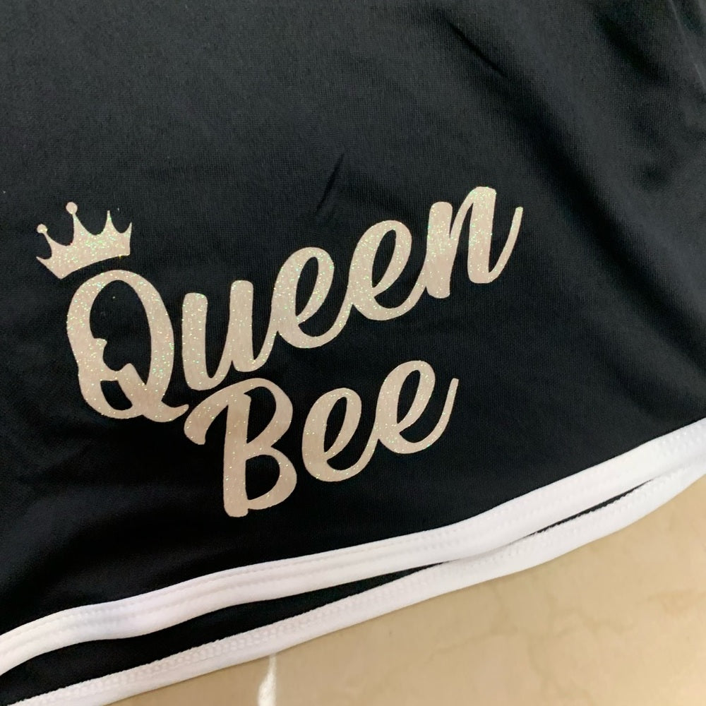 Black and Gold Women's Shorts queen B Sz various