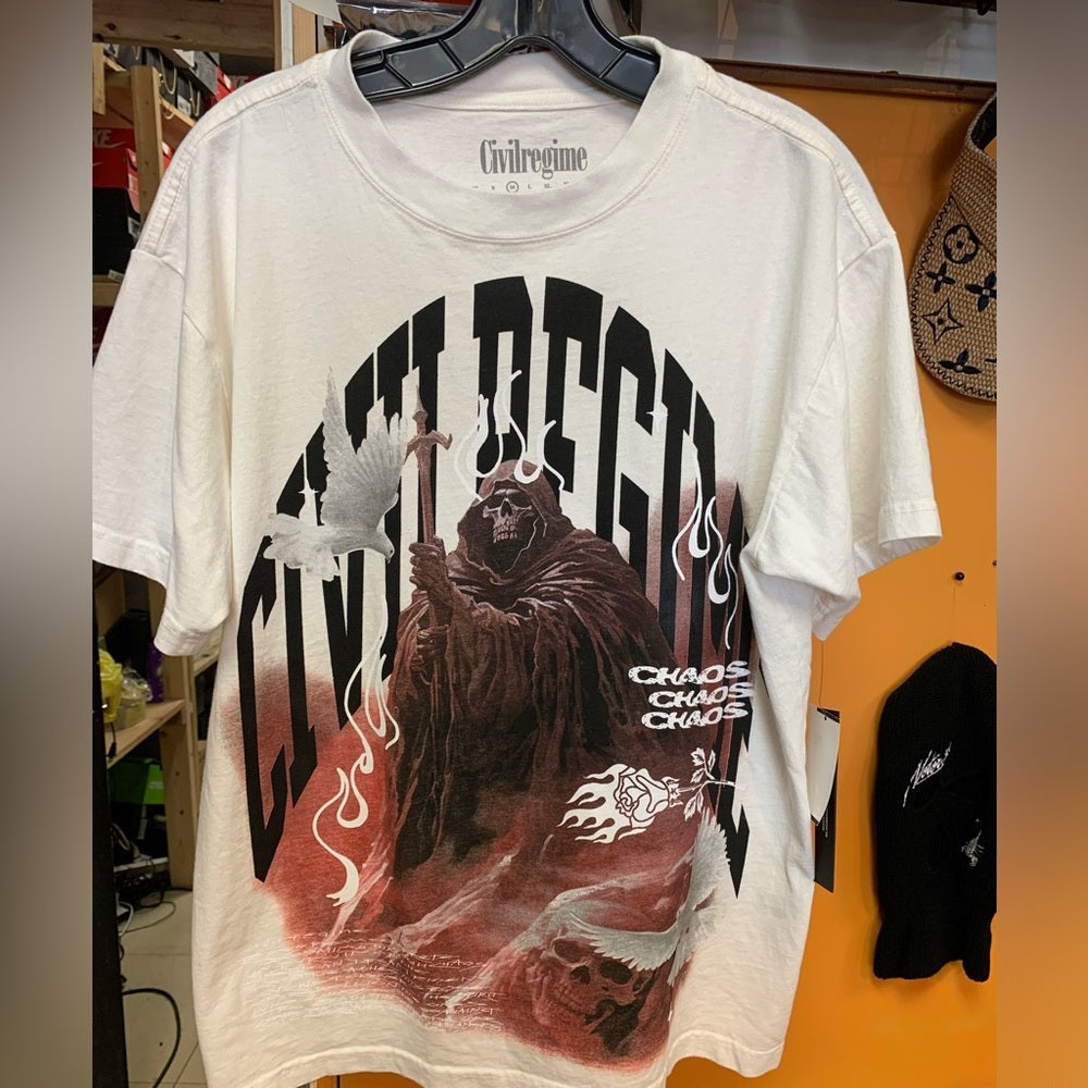 Civil Regime Men's Mount Chaos Boxy SST Tee Sz med