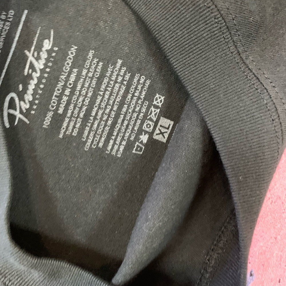 Primitive Black Graphic T-Shirt Sz various