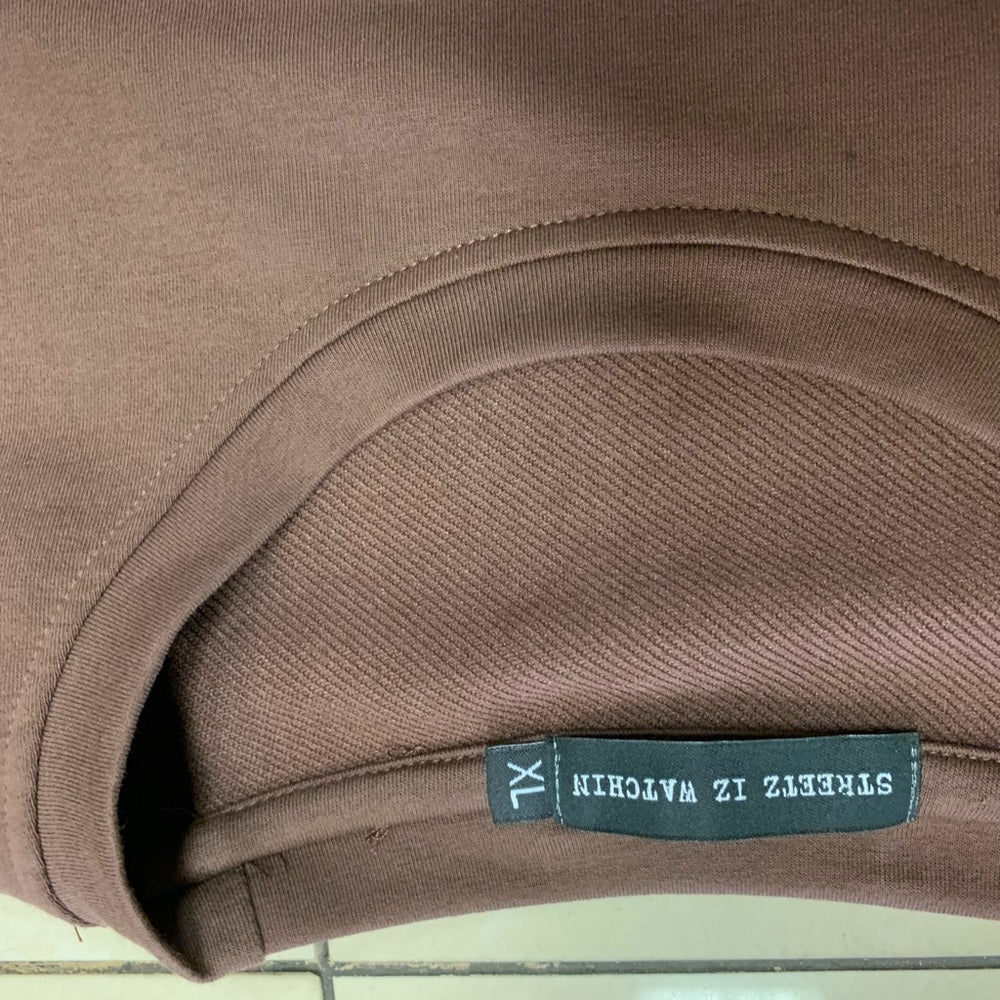 Streetz Iz Watchin Men's Heart Of Streets Tee - Brown