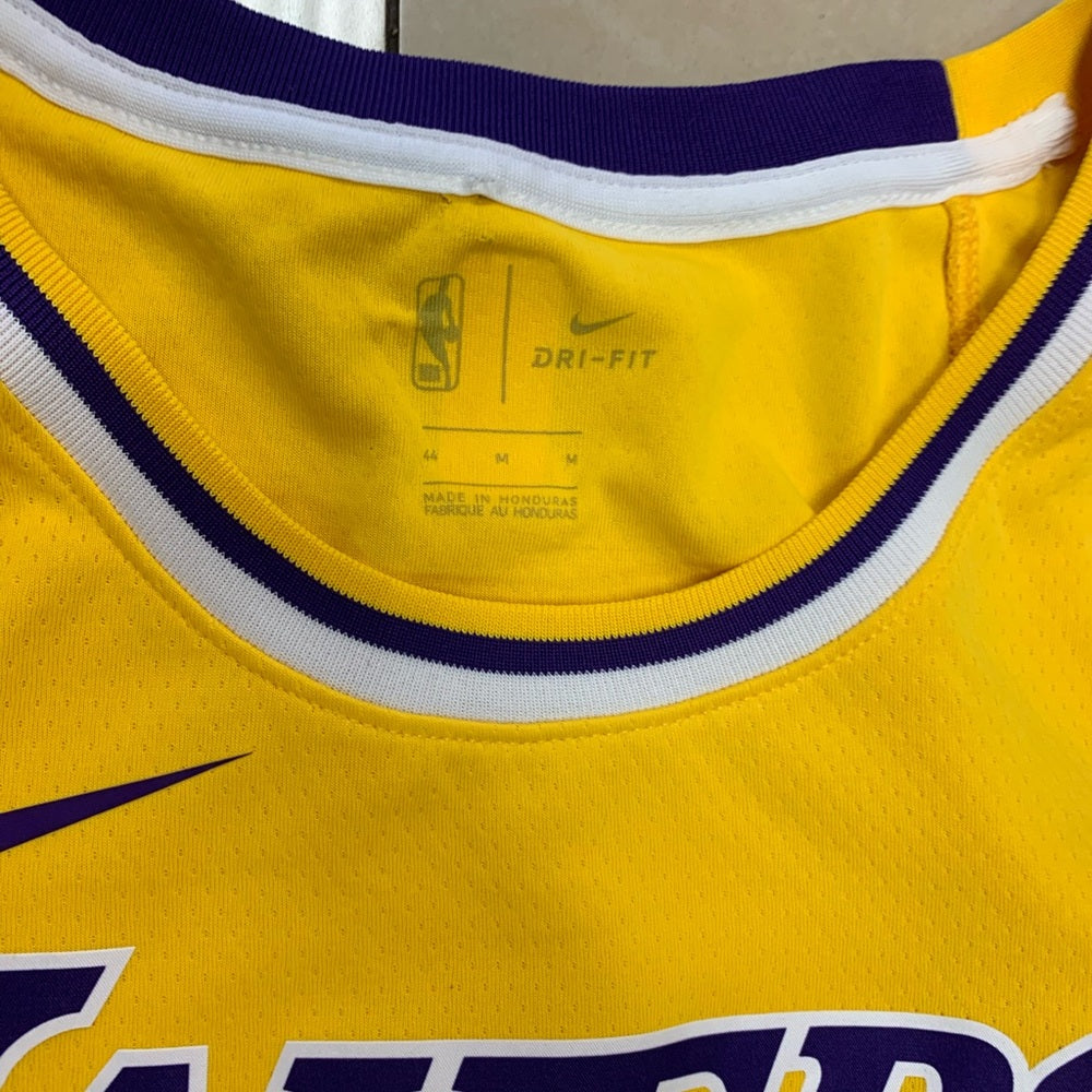 Nike Yellow and Purple Basketball Jersey lebron