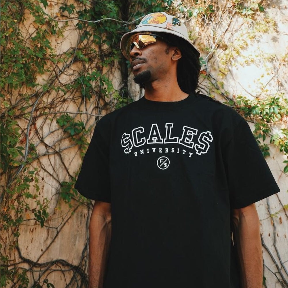 University Black T-Shirt