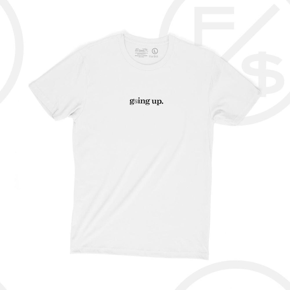 White Graphic Skateboard T-Shirt Sz large