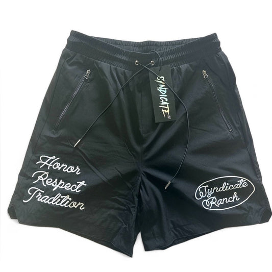 Black Men's Shorts honor respect shorts Sz various