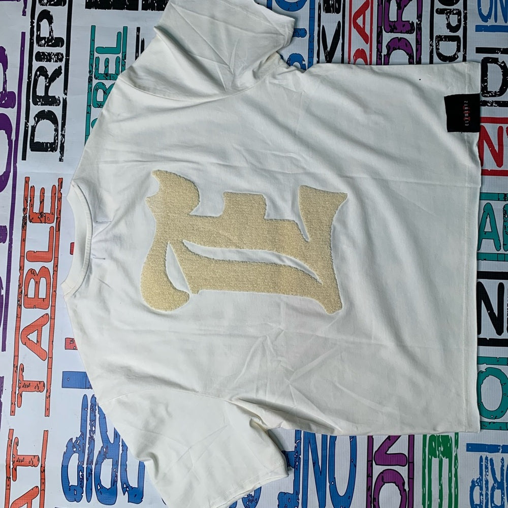 Element Cream Short Sleeve Graphic crop  Tee Sz various
