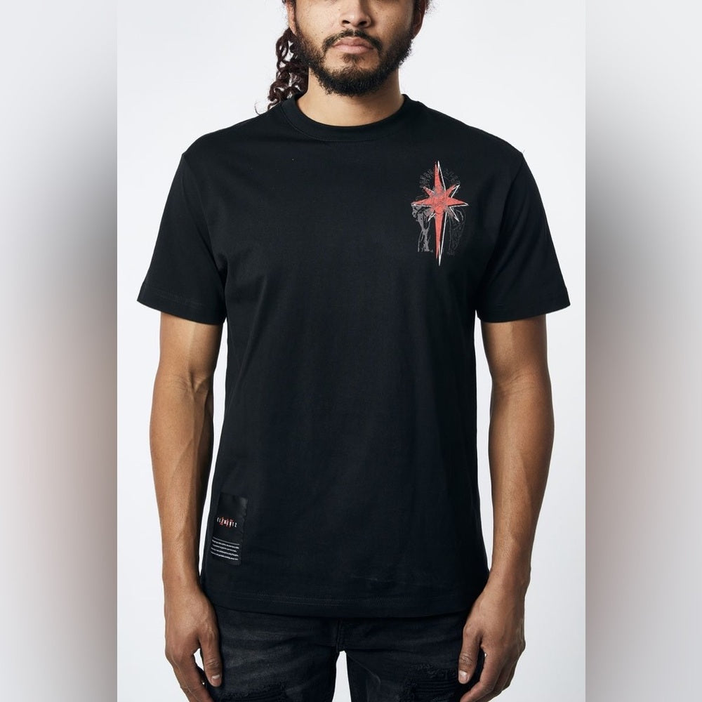 Graphic T-Shirt - Black hood politics Sz various