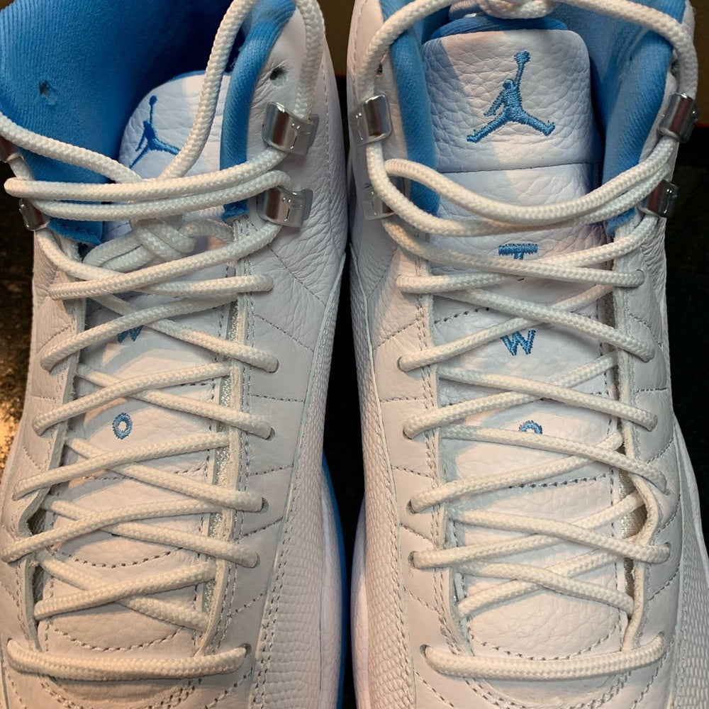 Air Jordan 12 Retro "White and University Blue"