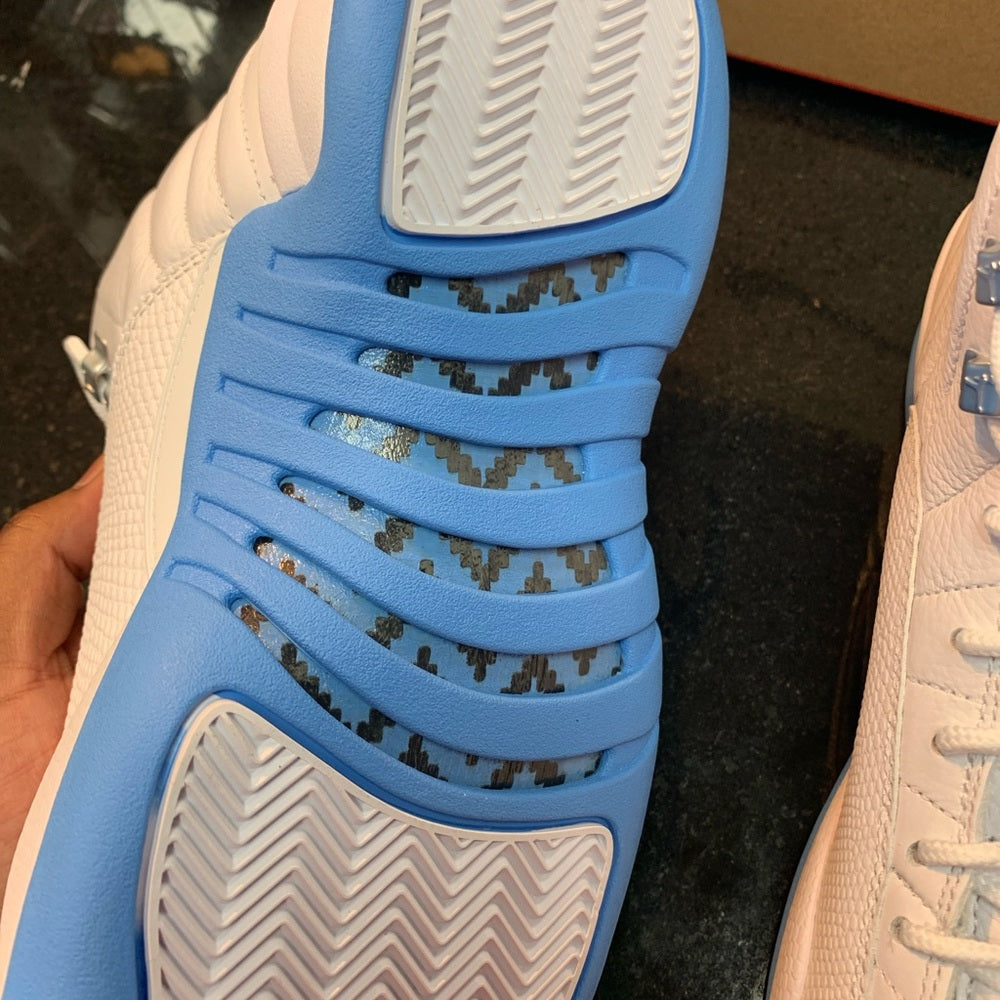 Air Jordan 12 Retro "White and University Blue"