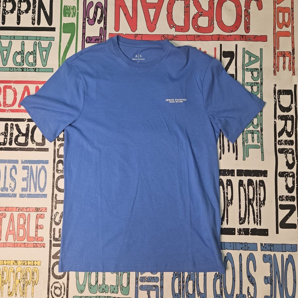 Armani Exchange Blue Short Sleeve Tee