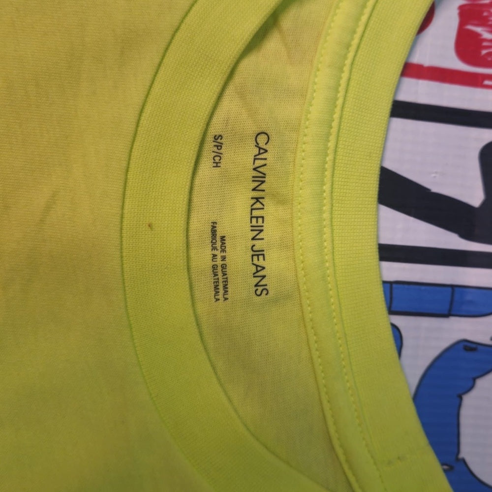 Calvin Klein Jeans highlight green Short Sleeve Tee