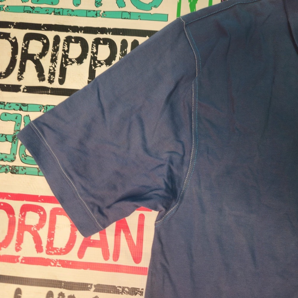 Men's Blue Polo Shirt Sz 3XL