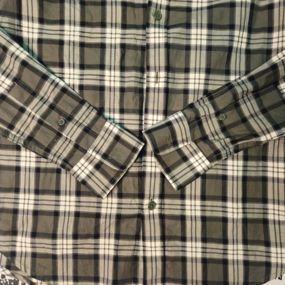 Armani Exchange Black and White Casual Button Down Shirt