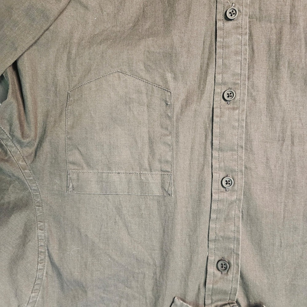 Black Button-Up Shirt asos Sz medium