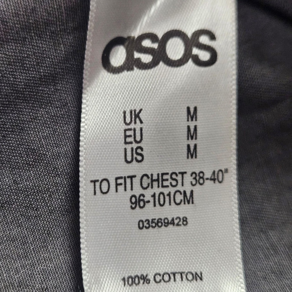 Black Button-Up Shirt asos Sz medium