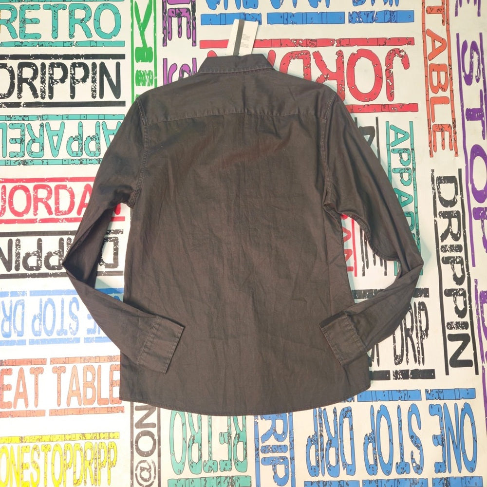 Black Button-Up Shirt asos Sz medium