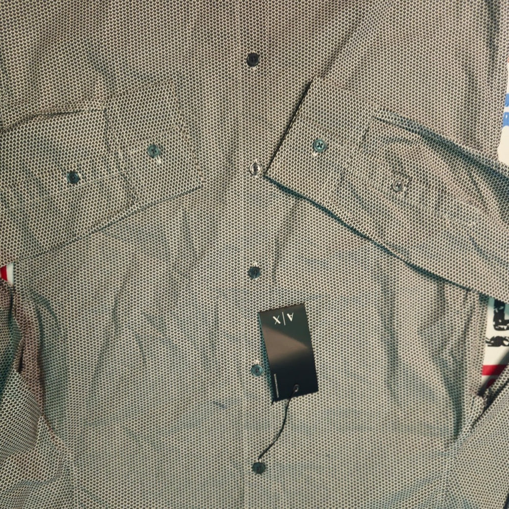 Armani Exchange Monochrome Geometric Shirt