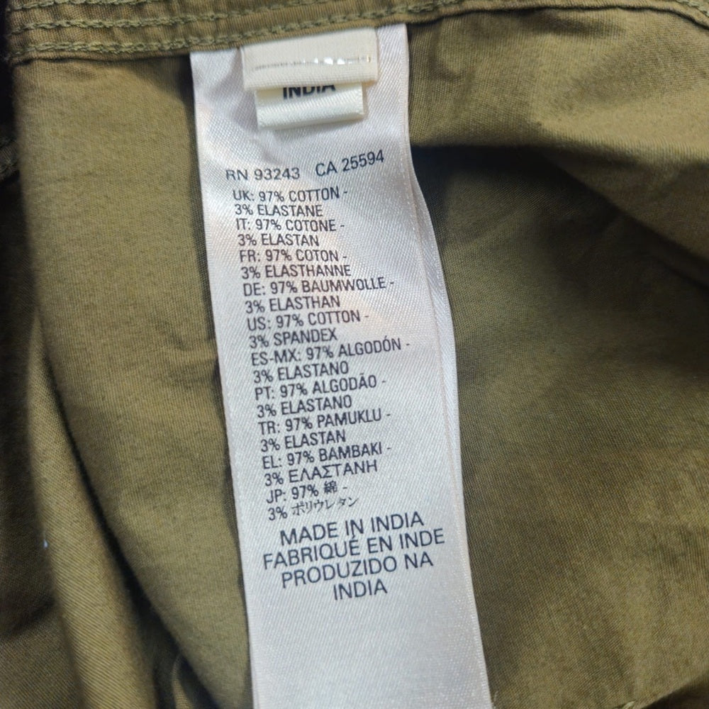 Olive Green Button-Up Shirt diesel brand SZ small