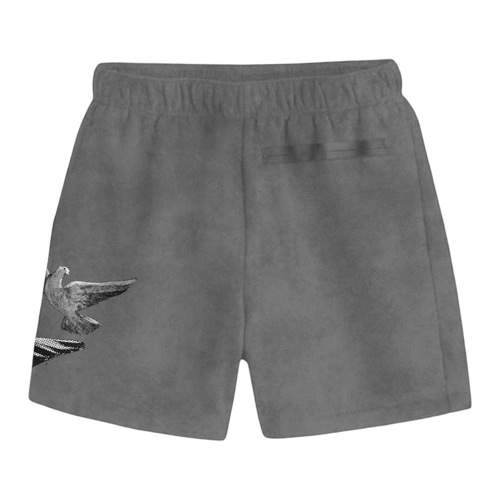 Gray Graphic Men's Shorts dishonor Sz various