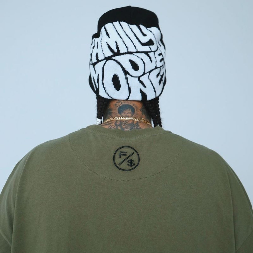 Olive Green Men's Shirt dues paid tee Sz various