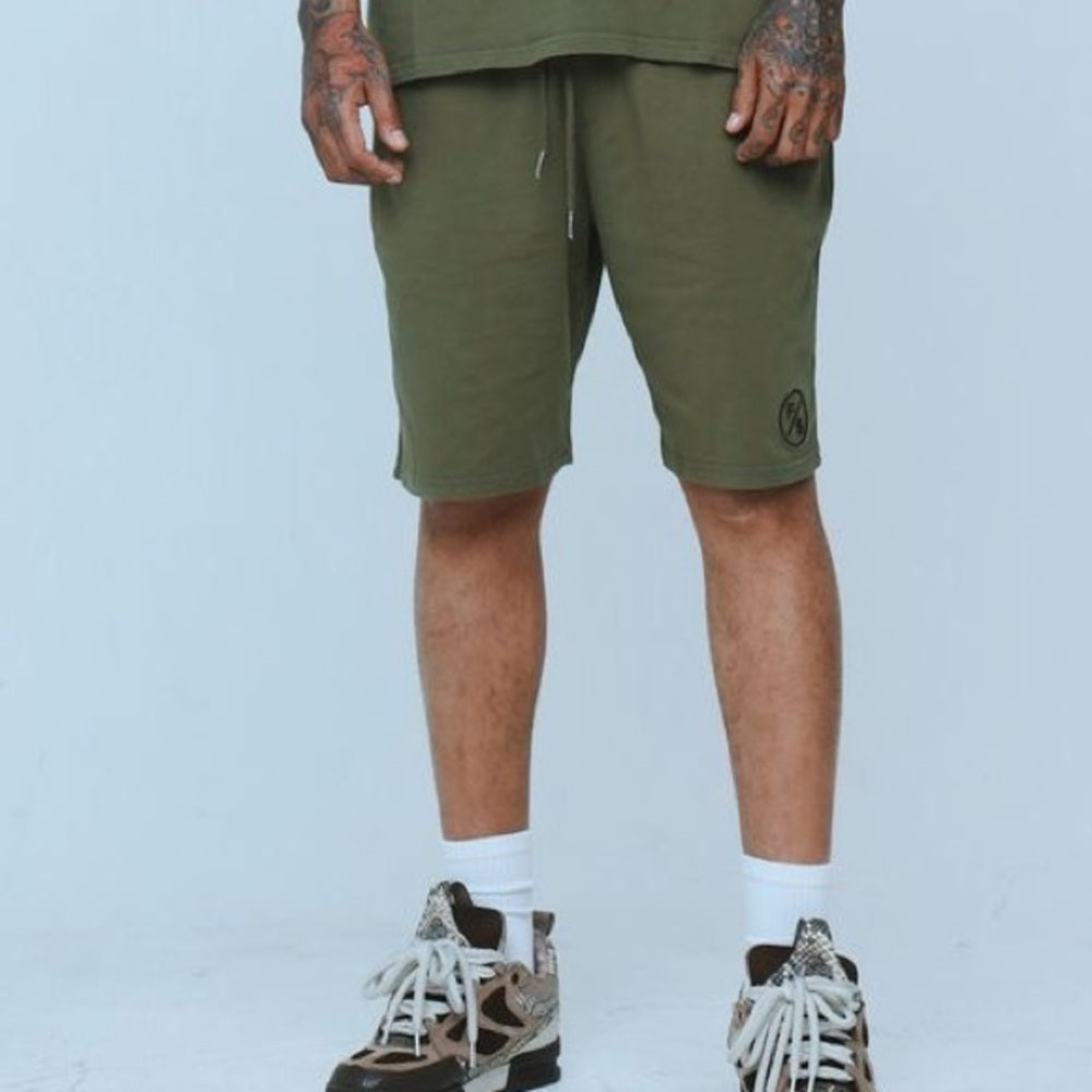 Olive Green Men's Shorts fly supply Sz various