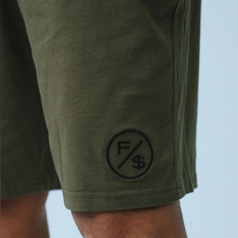 Olive Green Men's Shorts fly supply Sz various
