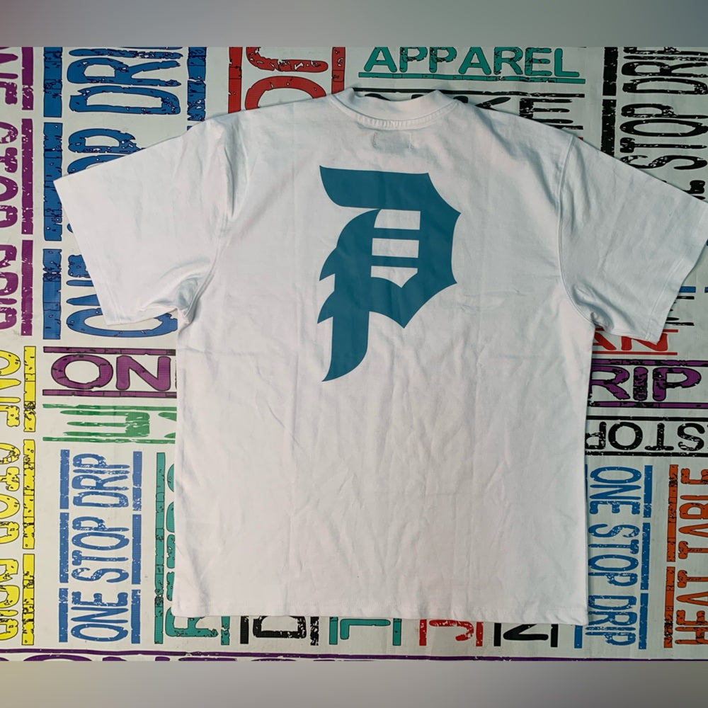 Primitive White and Green Short Sleeve Tee Sz various