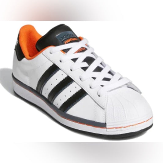Kids White and Black Sneakers adidas Sz 3y
