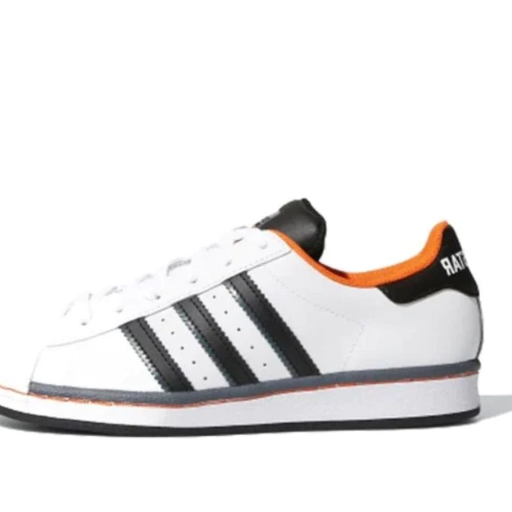 Kids White and Black Sneakers adidas Sz 3y