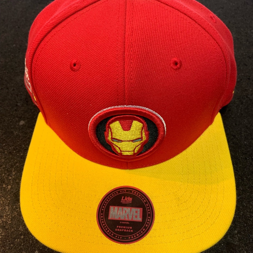 Marvel Iron Man Red and Yellow SnapBack one size fits all