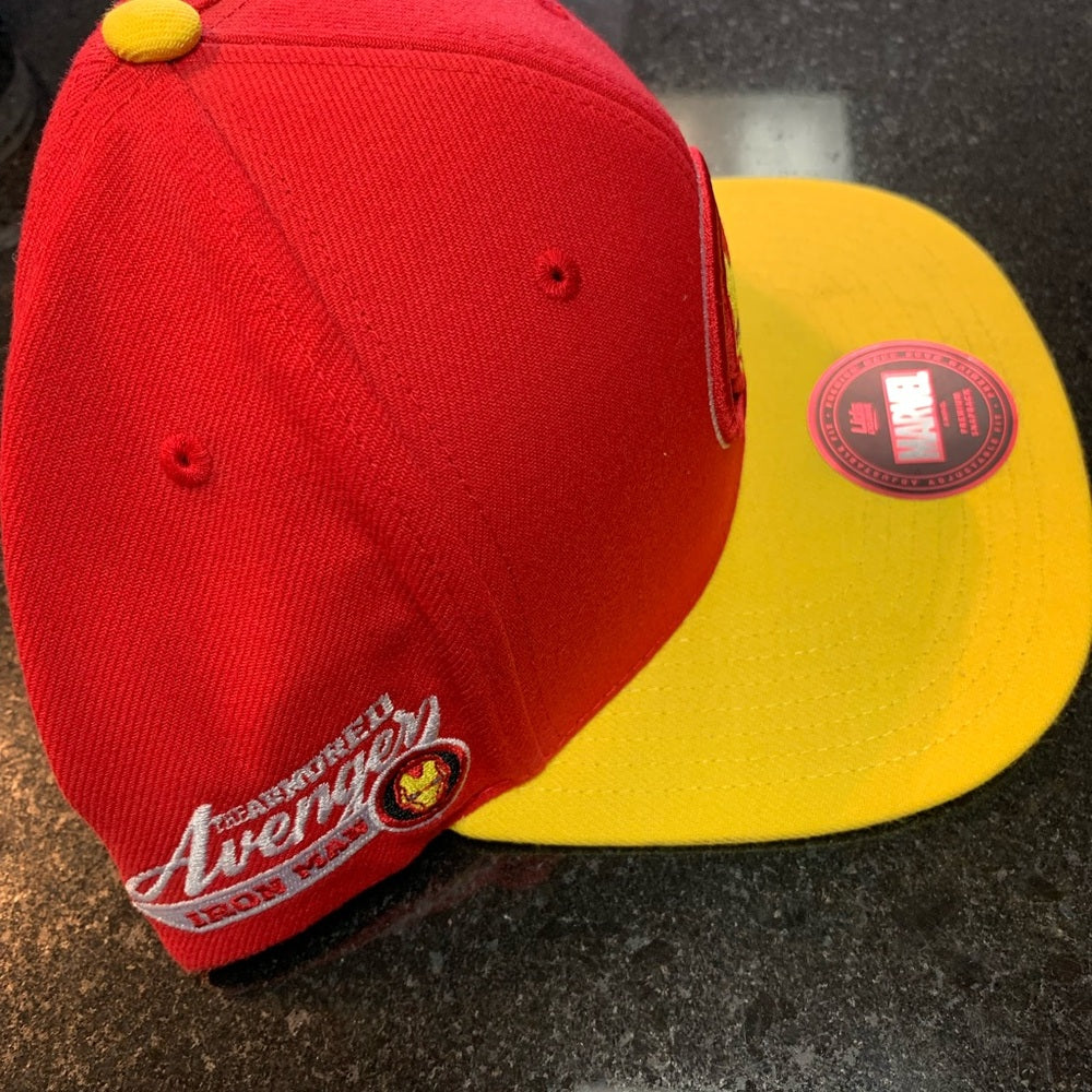 Marvel Iron Man Red and Yellow SnapBack one size fits all