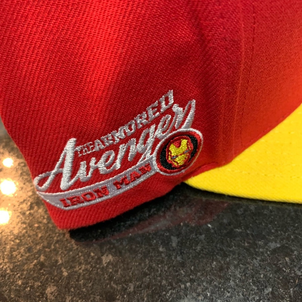 Marvel Iron Man Red and Yellow SnapBack one size fits all