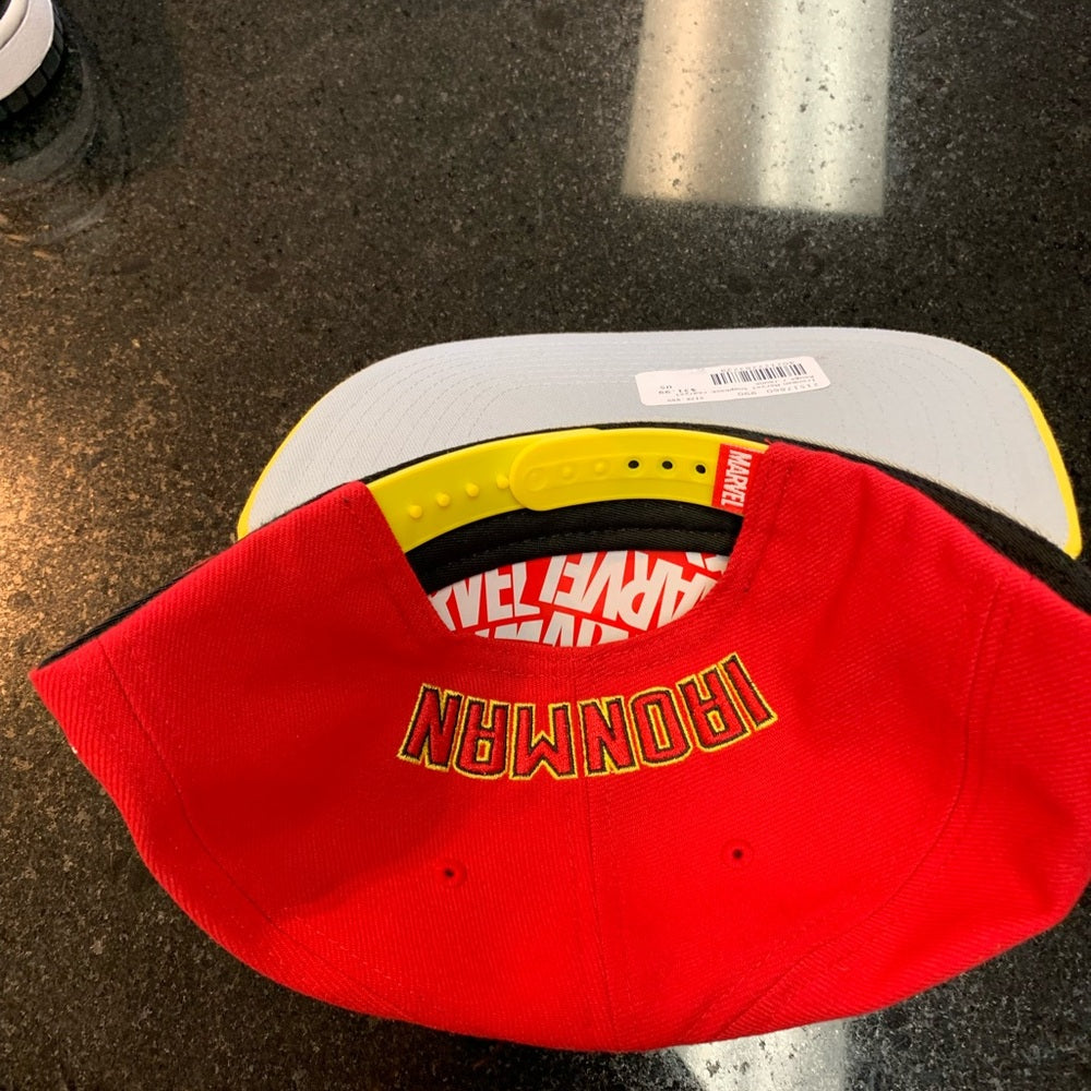 Marvel Iron Man Red and Yellow SnapBack one size fits all