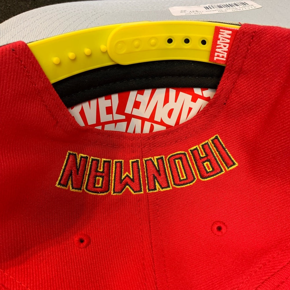 Marvel Iron Man Red and Yellow SnapBack one size fits all