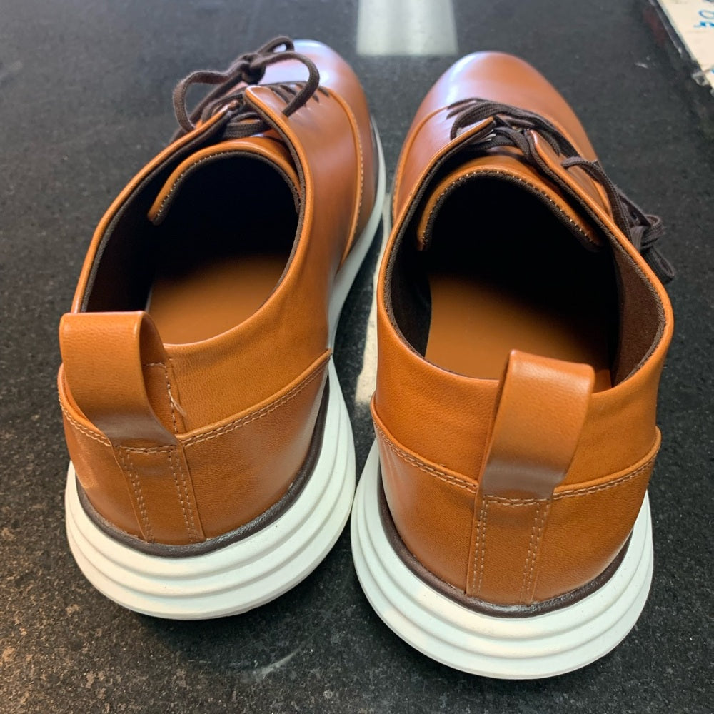 Sz 13 Bennett Genuine Leather Loafers Memory Foam Insole Goodfellow & Co™ Cognac