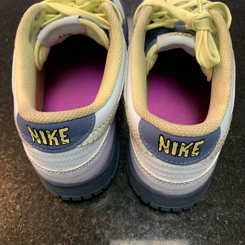 Nike Blue and Yellow Retro Sneakers Halloween 2023