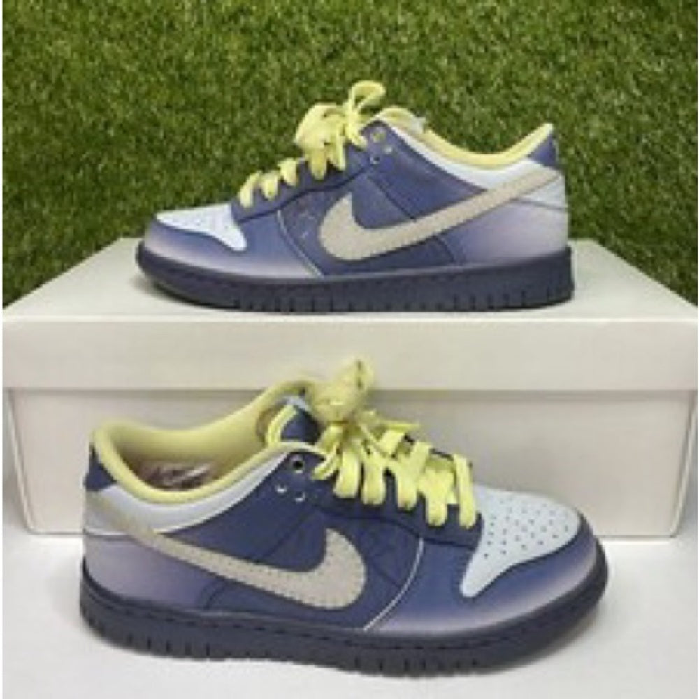 Nike Blue and Yellow Retro Sneakers Halloween 2023