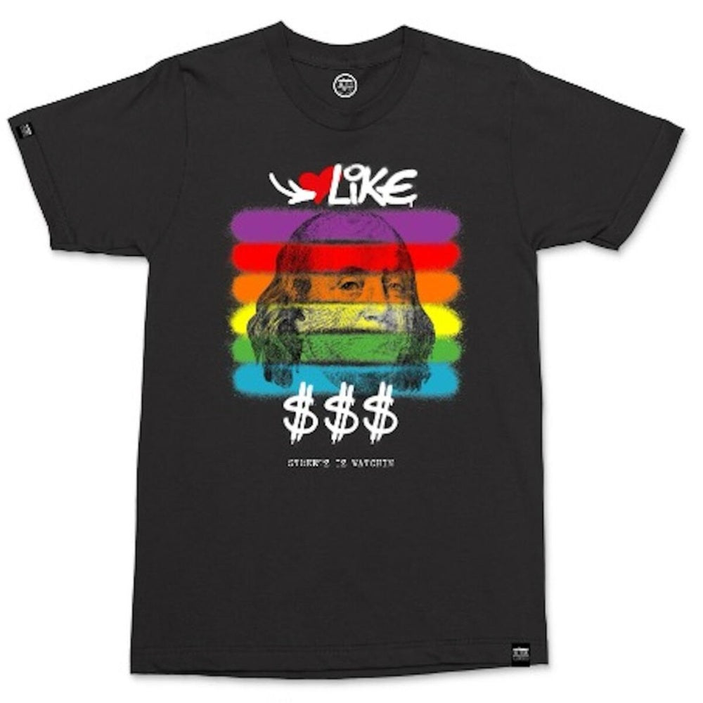 Sz Various like Money Polaroid tee